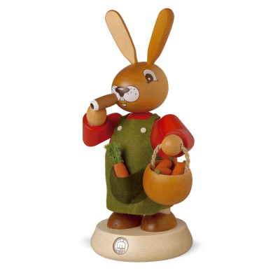 Räucherhasenmann farbig, groß