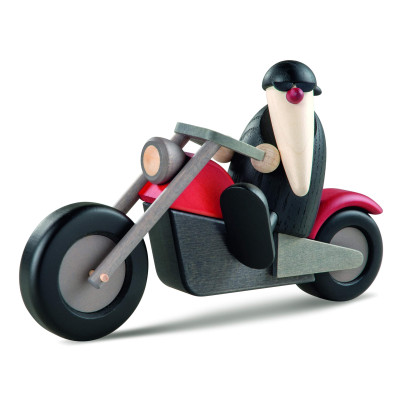 Motorradfahrer, Solo, klein