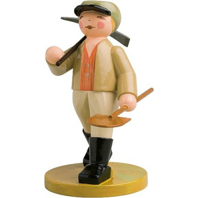 Handwerker Bauarbeiter mit Hacke - Auslaufartikel