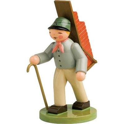 Handwerker Ziegelträger mit Kiepe - Auslaufartikel