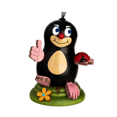 Maulwurf Michel mit Marienkäfer