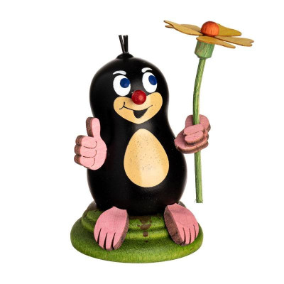 Maulwurf Herbert mit Blume