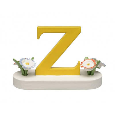 Buchstabe Z mit Blumen