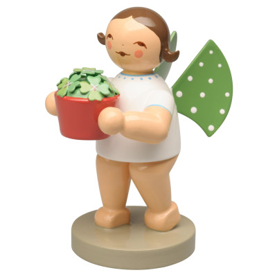 Engel mit Glücksklee