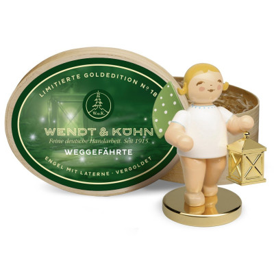 Engel mit Laterne - Der Weggefährte  - limitierte Goldedition Nr. 18