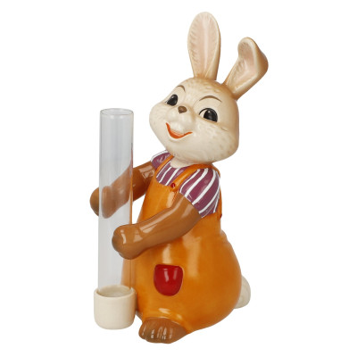 Osterhase mit Vase Blütentraum