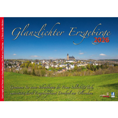Kalender 2026 Glanzlichter Erzgebirge mit Gewinnspiel
