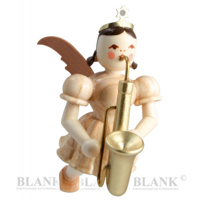 Engel schwebend mit Saxophon