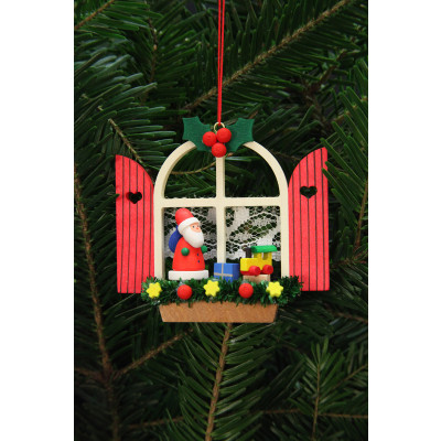 Baumbehang Adventsfenster mit Nikolaus