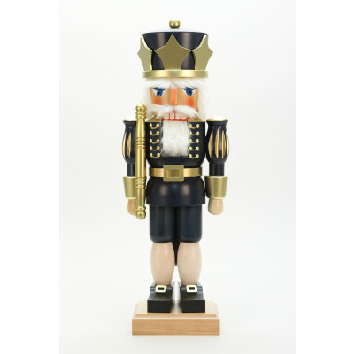 Nussknacker König XXL blau