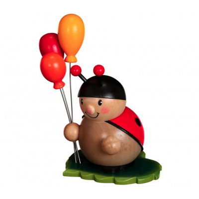 Marienkäfer mit Luftballon