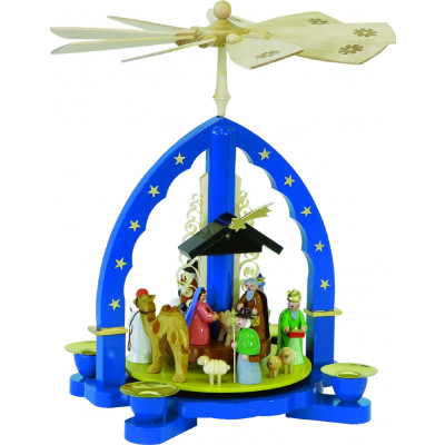 Pyramide Heilige Drei Könige, blau