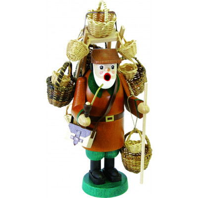 Räuchermännchen als Korbhändler