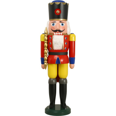 Nussknacker König XXL in Rot, 100 cm