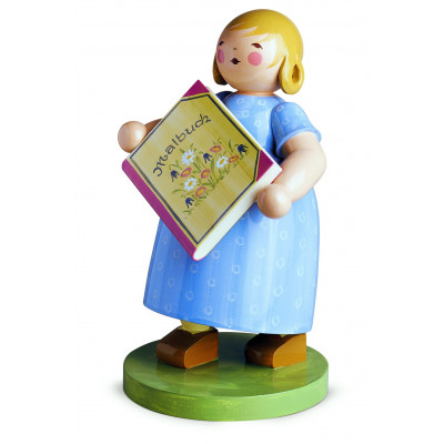Mädchen mit Malbuch