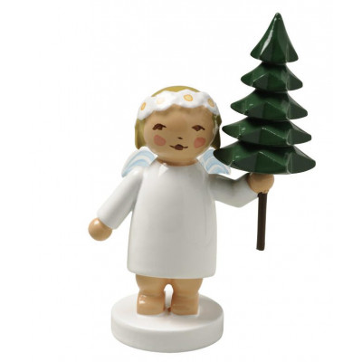 Margeritenengel mit Tannenbaum