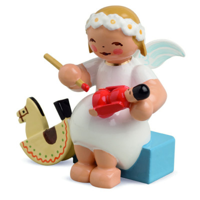 Margeritenengel mit Reiterlein - Auslaufartikel