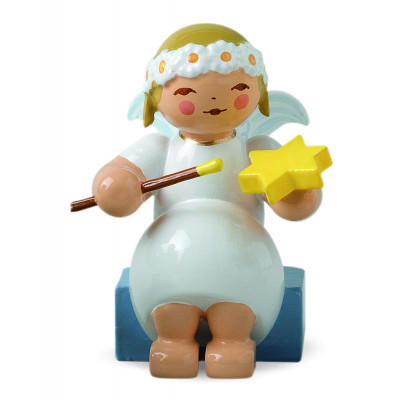 Margeritenengel mit Stern und Pinsel