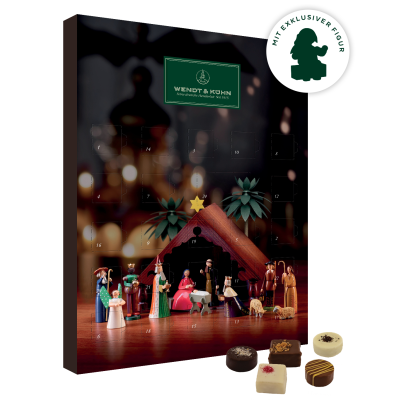 Adventskalender 2026 mit Figur