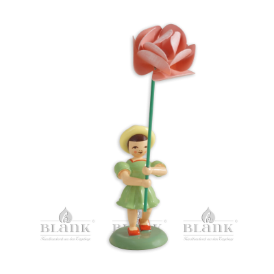 Blumenkind mit Pfingstrose