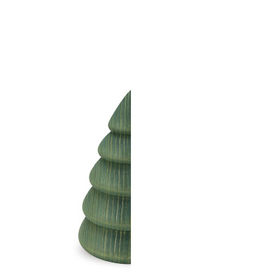 Halber Baum für Wandrahmen, grün, groß