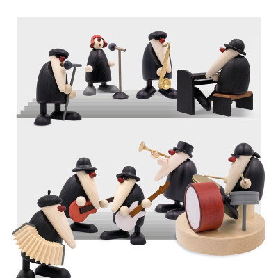 Ore Mountains AllStarBand Komplett-Set 9-teilig 2025 (Art. 5630, 5631, 5632, 5650, 5652, 5692, 5693, 5693W, 5694)