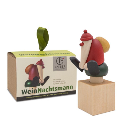 Weinnachtsmann Weißweinverschluß