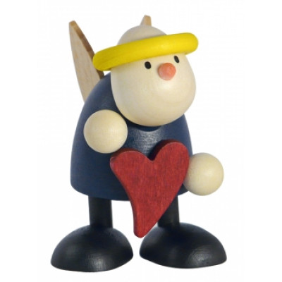 Engel Hans stehend mit Herz