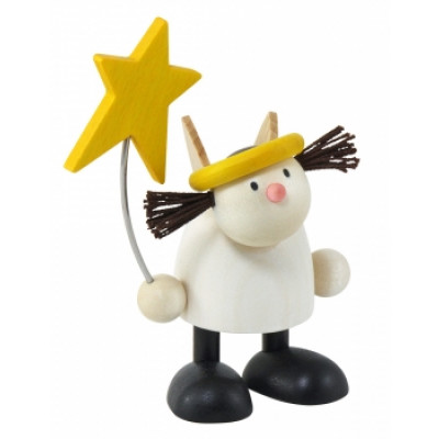 Engel Lotte stehend mit Stern