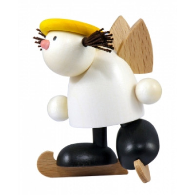 Engel Lotte mit Schlittschuh