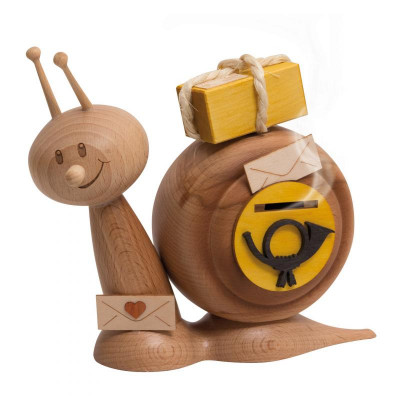 Räucherfigur Postschnecke