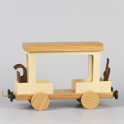 Eisenbahnwagen als Zubehör für Räucherlok