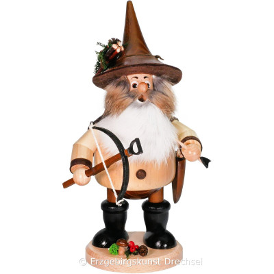 Räuchermann Räuberwichtel mit Armbrust - 26 cm