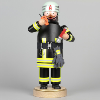 Räuchermann Feuerwehrmann in Einsatzbekleidung