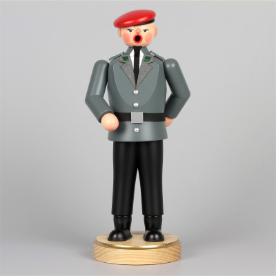 Räuchermann Bundeswehr Soldat rotes Barett