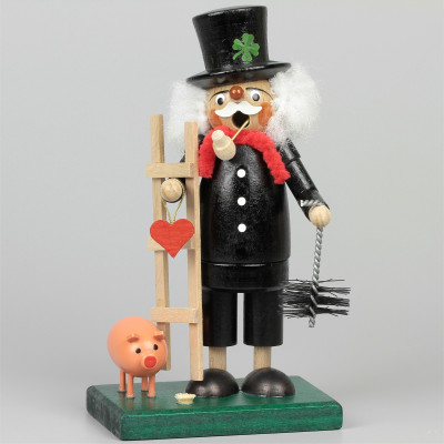 Räuchermann Glücksbringer mit Schwein