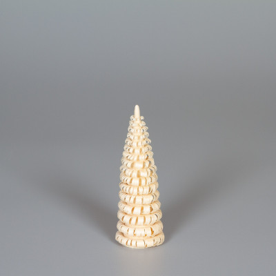 Erzgebirgischer Spanbaum Ringelbaum natur - 8 cm