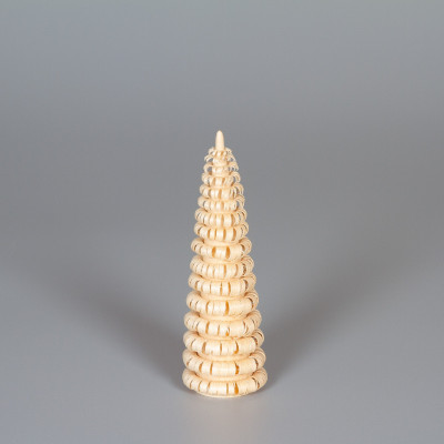 Erzgebirgischer Spanbaum Ringelbaum natur - 9 cm 