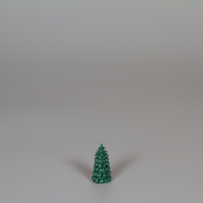 Erzgebirgischer Spanbaum Ringelbaum grün - 3 cm 