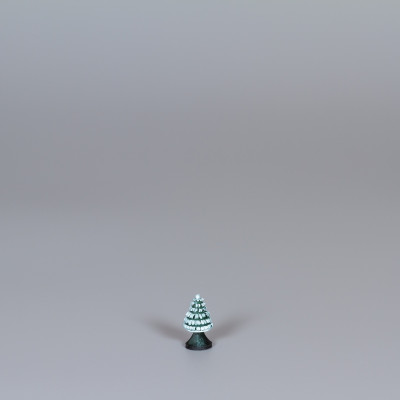 Erzgebirgischer Spanbaum Ringelbaum mit Stamm