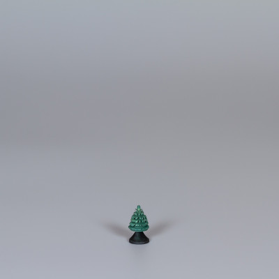 Erzgebirgischer Spanbaum Ringelbaum mit Stamm