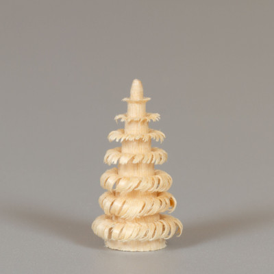 Erzgebirgischer Spanbaum Ringelbaum natur - 2,5 cm