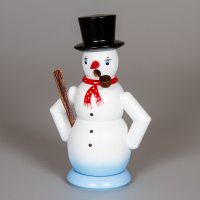 Olbernhauer Räuchermann Schneemann, klein