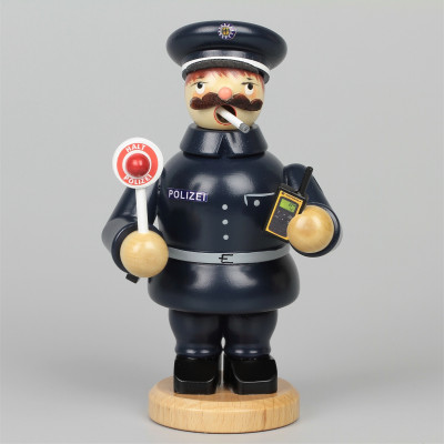 Olbernhauer Räuchermann Polizist, klein