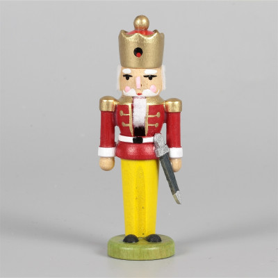 Miniatur Nussknacker König rot