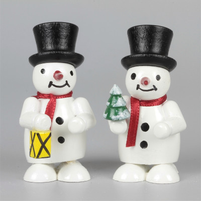 Dekofiguren Schneemänner Set 1 farbig, 2-teilig