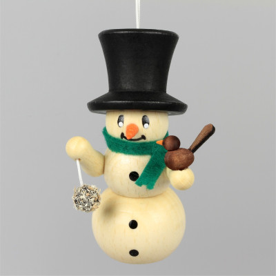 Baumbehang Schneemann Vogelfütterung