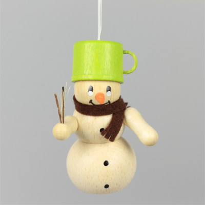 Baumbehang Schneemann mit Rute