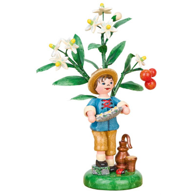 Hubrig Jahresfigur Herbstkind 2025 Junge mit Jasmin limitiert