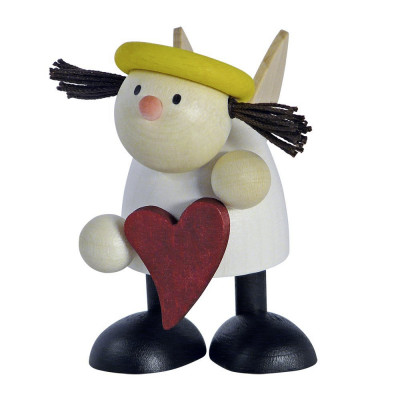 Engel Lotte stehend mit Herz